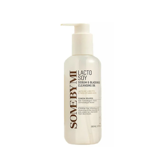 SOME BY MI Lactosoy Sebum & Blackhead Cleansing Oil 200ml-1