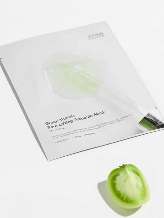 Sungboon Editor Green Tomato Pore Lifting Ampoule Mask 23g-0