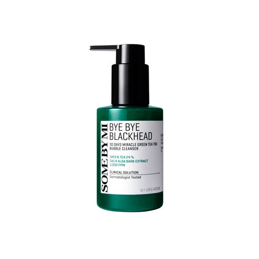 SOME BY MI Bye Bye Blackhead 30 Days Miracle Green Tea Tox Bubble Cleanser 120g-1